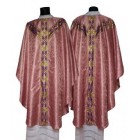 Rose semi gothic chasuble with matching stole