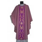 Rose Pink Chasuble with Purple Orphrey