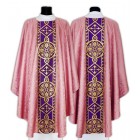 Rose Embroidered Chasuble with Matching Stole 